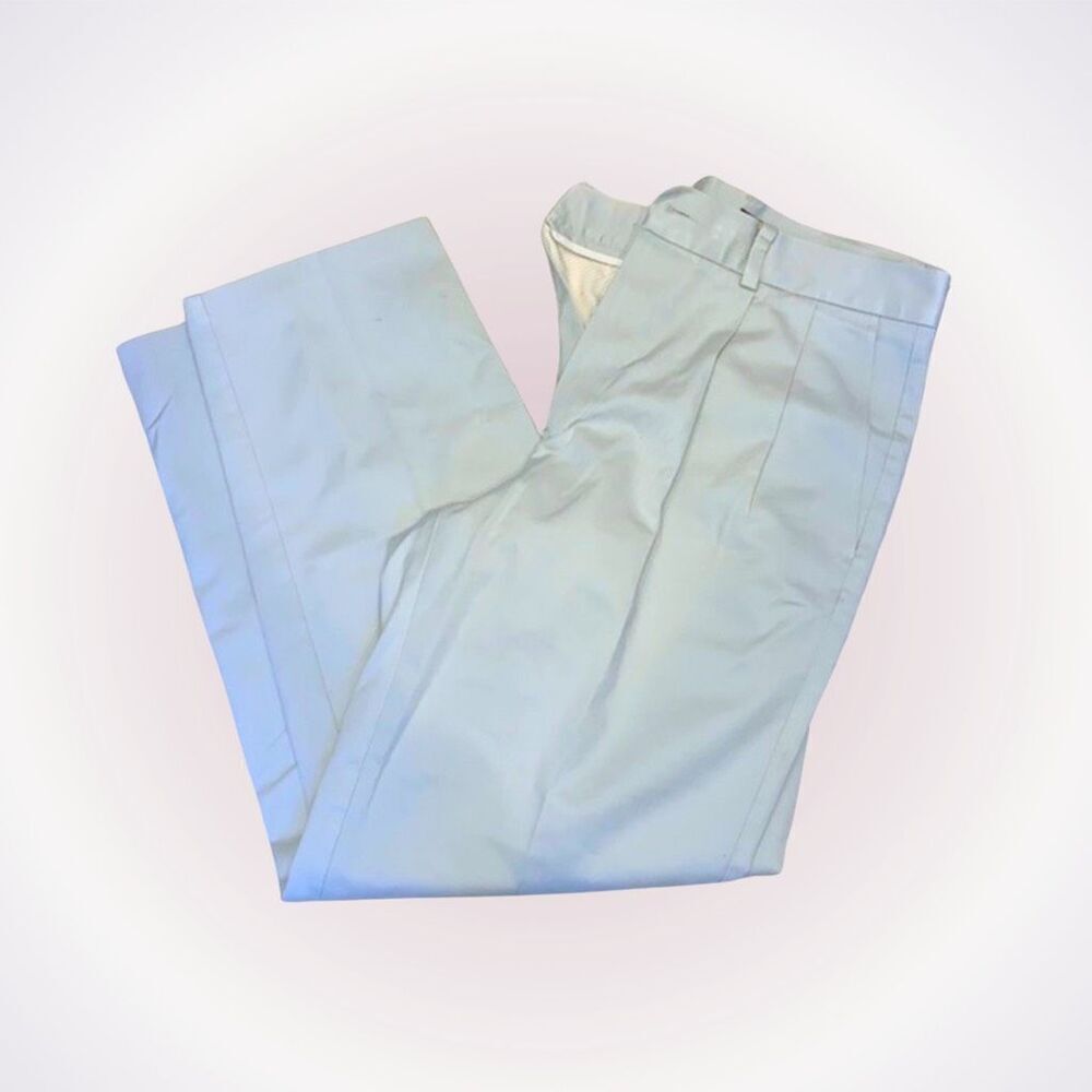 Nordstrom smart care wrinkle free fabric neutral tan chino pants | Sz 34